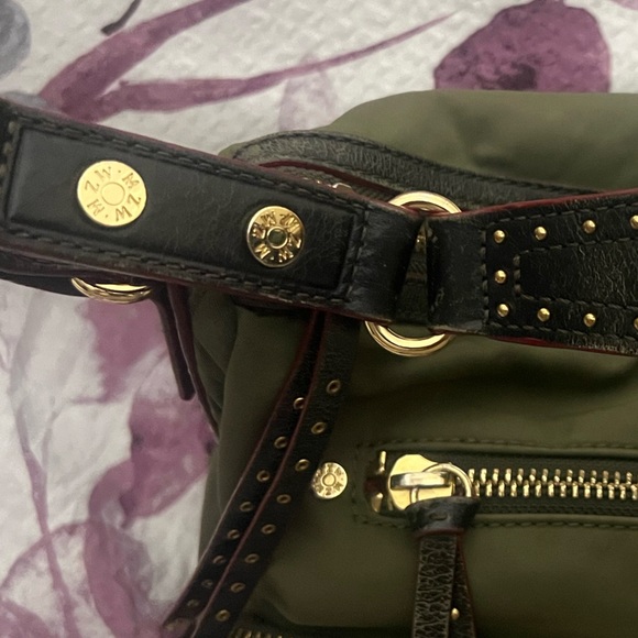 MZ Wallace Army Green with Gold Studs Shoulder bag - Picture 11 of 16